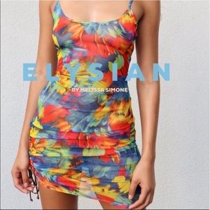 Multi color mini dress!